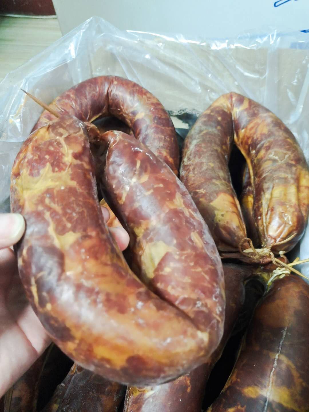 马肉肠子  熏马肠 马肠子新疆哈萨克族特产美食