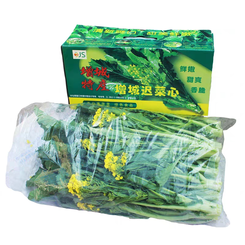 增城迟菜心 正宗原产地小楼镇腊圃村精选装礼盒箱