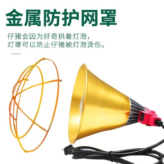 齐河县养殖设备  厂家直销养殖场保温灯，烤灯。加厚铝质灯罩！国标电源开关线！