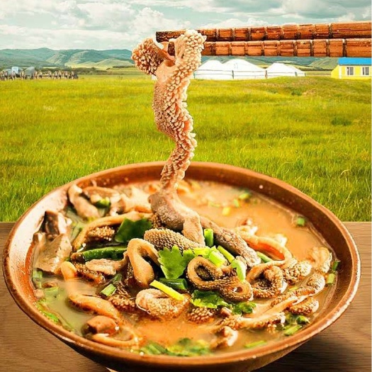 呼和浩特内蒙羊肉汤羊杂汤羊杂碎内蒙特色小吃内蒙特产