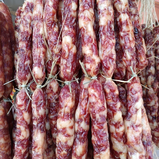 玉林纯肉香肠/腊肠 特瘦生晒瘦肉肠咸味十斤装净重