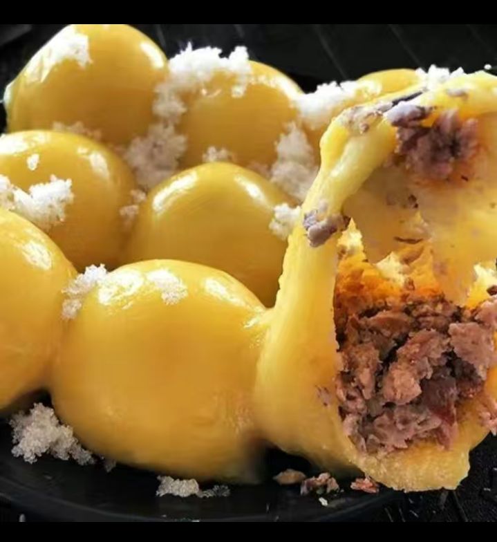 正宗东北粘豆包口感纯正老少皆宜。