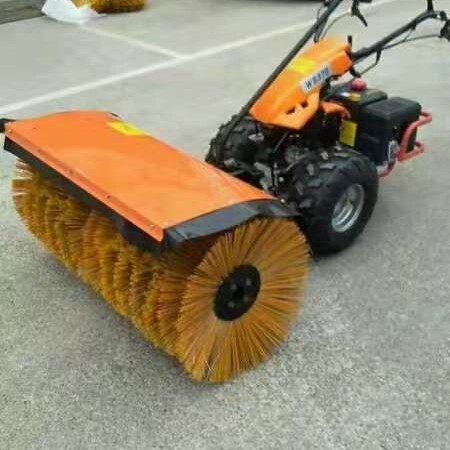 济宁扫雪机 手推式汽油手拉电启动款小型路面清雪机
