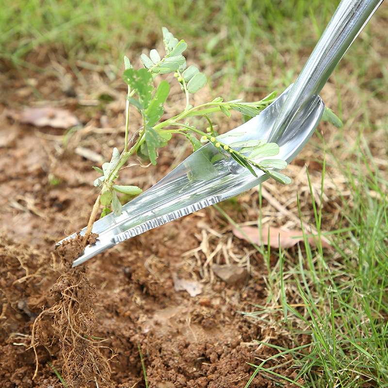 锨  家用鋁合金拔草挖草野菜神松土起根器移苗起苗器鏟子手動