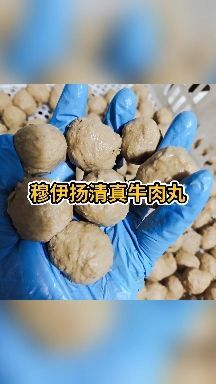 阳信县牛肉丸  穆伊扬清真！口感筋道！手续齐全！可进各大超市，餐厅！