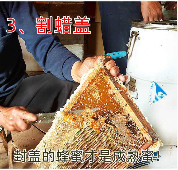 【保纯保真】真蜂蜜纯真天然土蜂蜜百花蜜深山成熟封盖