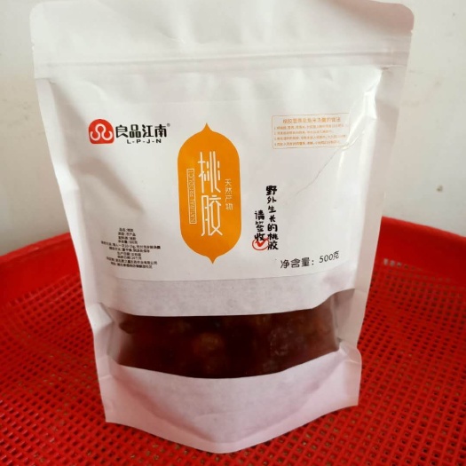 孝感食用桃胶  自家果园桃胶，人工挑选，人工去杂