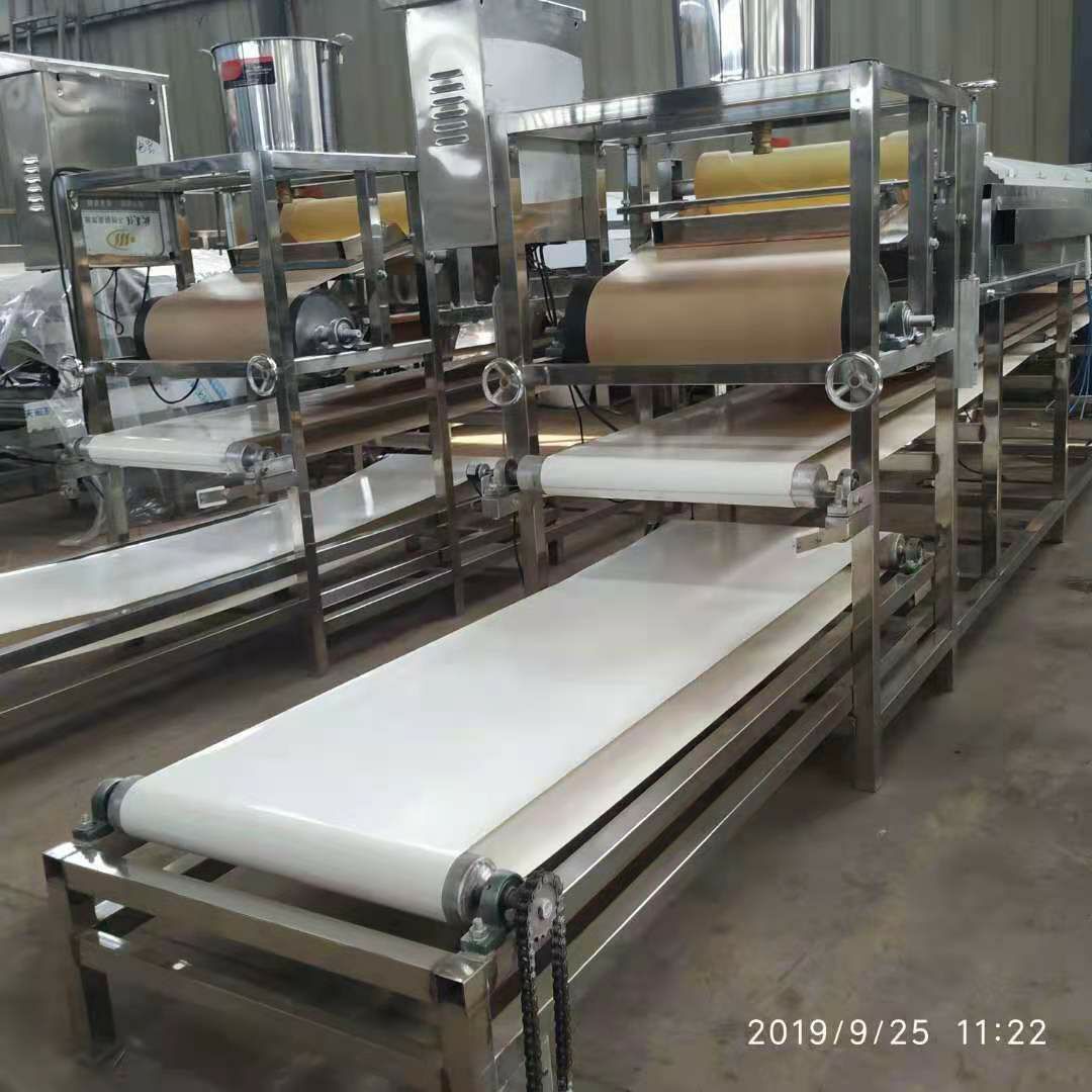  凉皮机全自动凉皮机蒸汽式米皮机新型粉皮机商用拉皮机