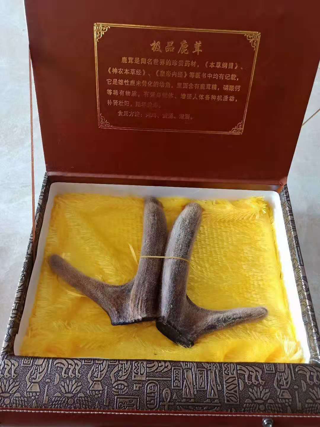 干鹿茸 鹿场鹿茸 可以专用礼盒 送礼自用 克数可选