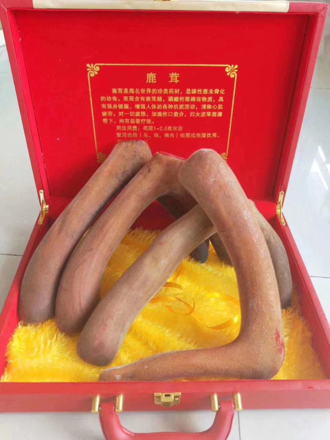 干鹿茸 鹿场鹿茸 可以专用礼盒 送礼自用 克数可选