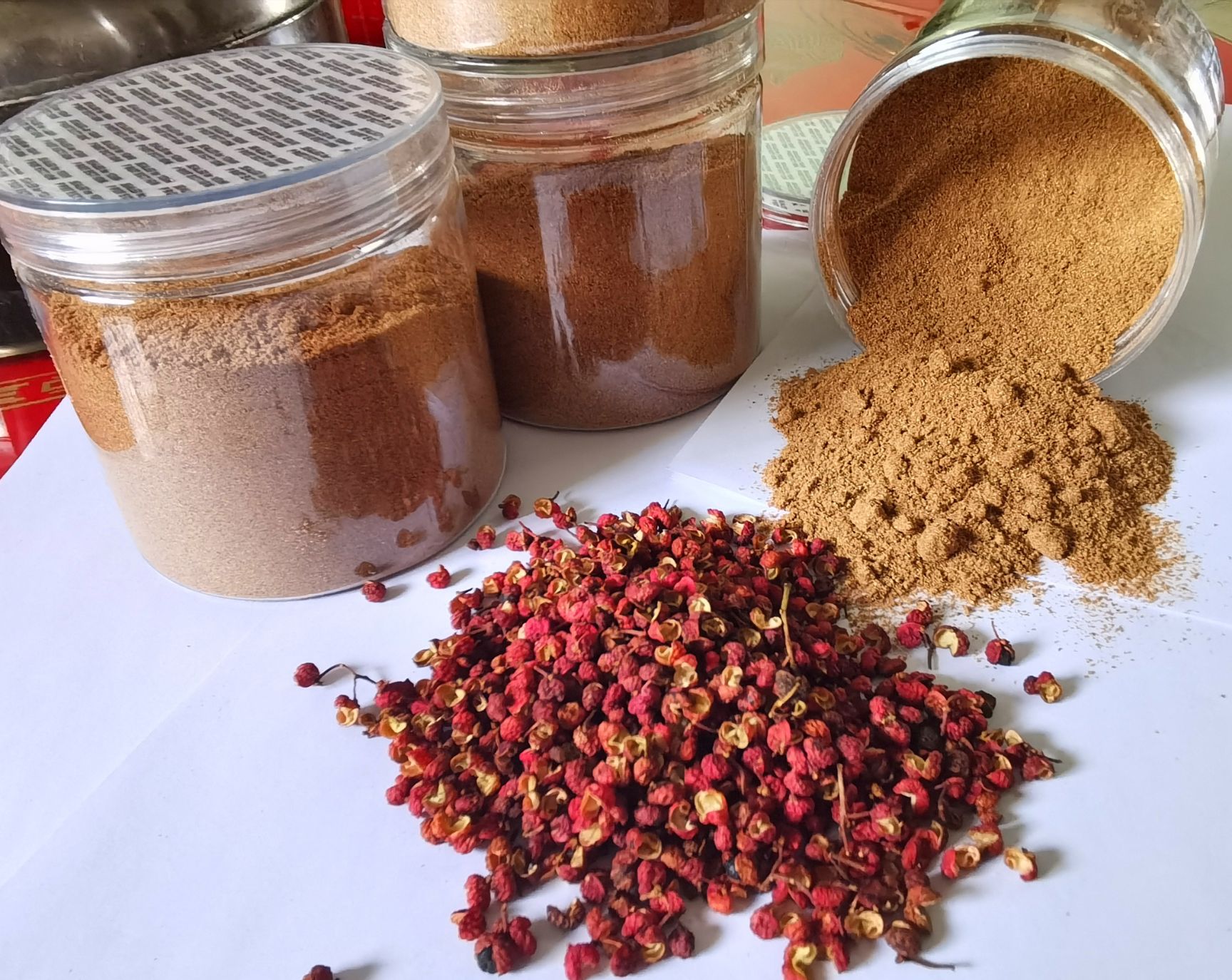陕西富平花椒粉精选粮米面调味香料天然种植农家特产
