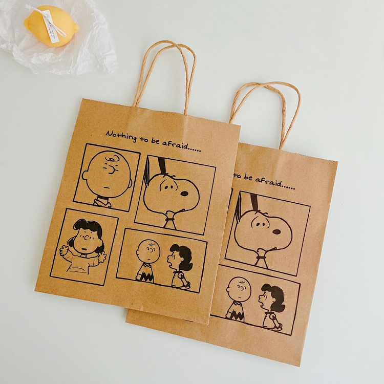 环保牛皮纸袋，外卖袋