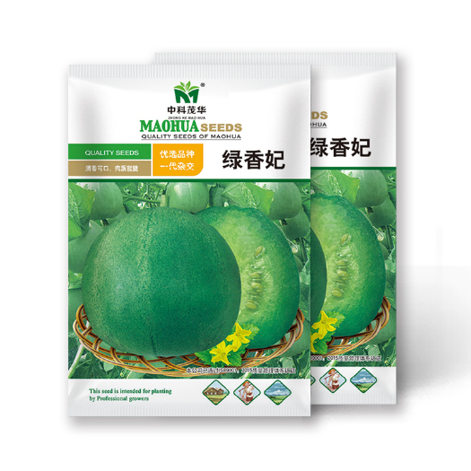 夏邑县绿香妃甜瓜种子，高糖脆甜，清香可口，耐贮运，