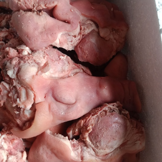 猪肉类  猪头肉精品瘦头无毛干货无冰