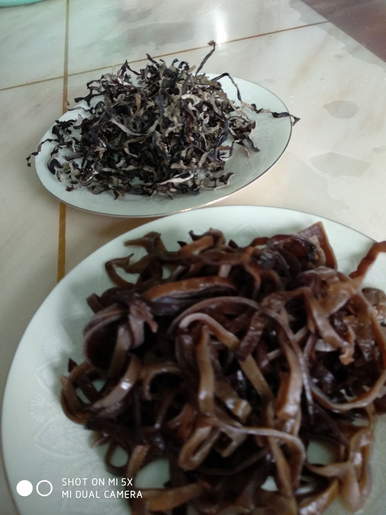 自家种植园加工出售木耳丝