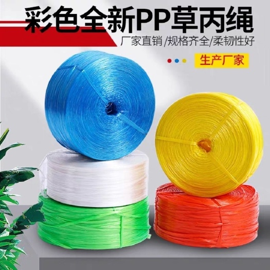 临沂塑料绳 塑料捆扎绳打包绳封口绳包装绳废纸蔬菜绳子捆草绳捆包线