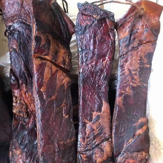 乐山精品全干三线烟熏五花腊肉