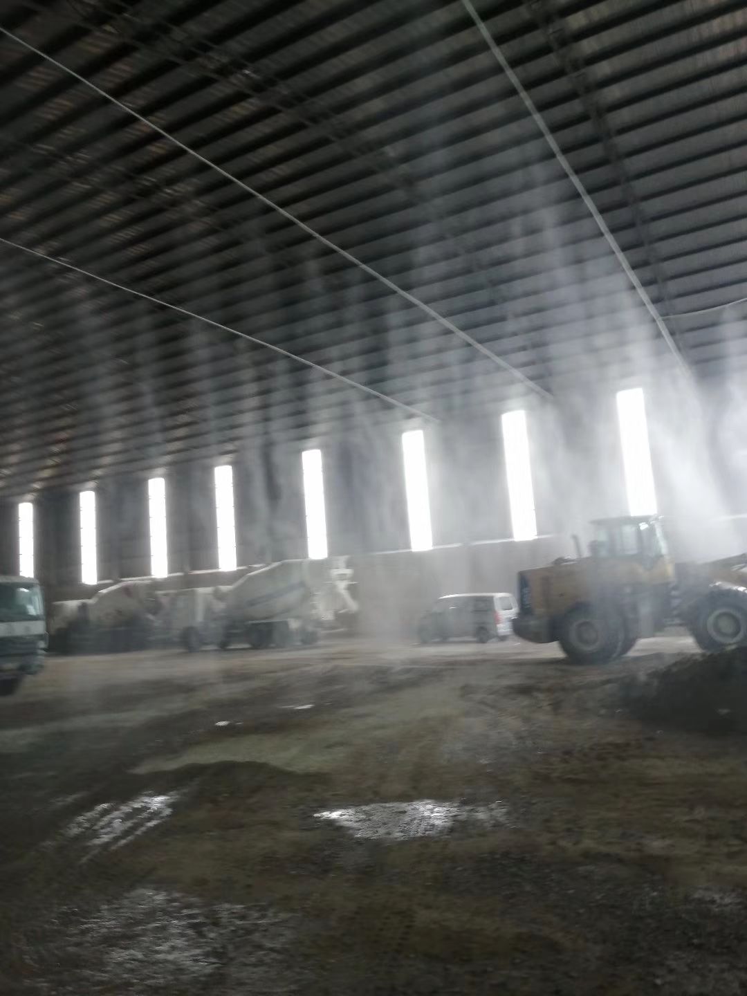 大棚 高压打药机除尘 降温 消毒 加湿