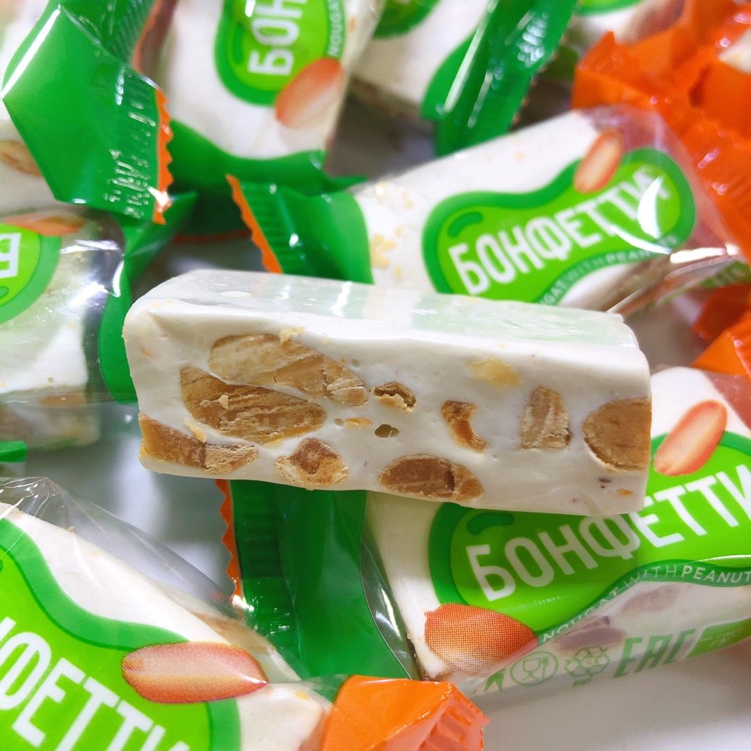 俄罗斯原装牛轧糖，性价比超高！