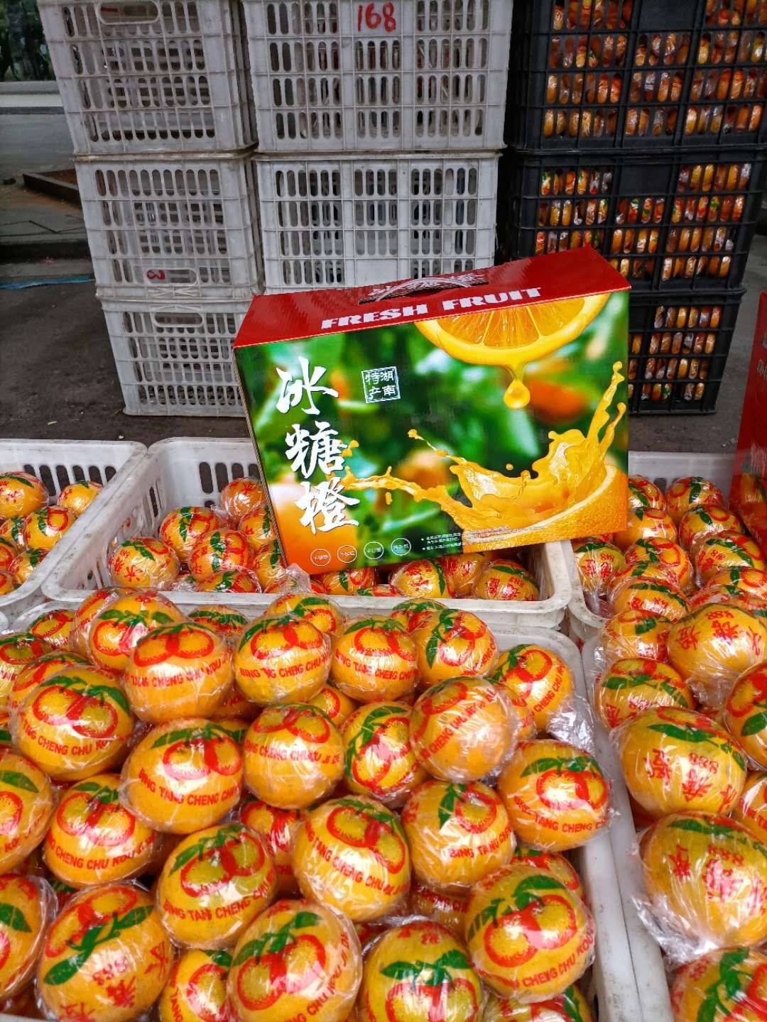品黔阳冰糖橙，纯正的味道，甜的初恋，吃了还想吃，越吃越甜！
