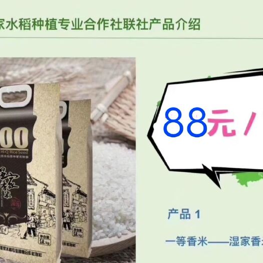 齐齐哈尔稻花香二号大米 一等品 一季稻 粳米 