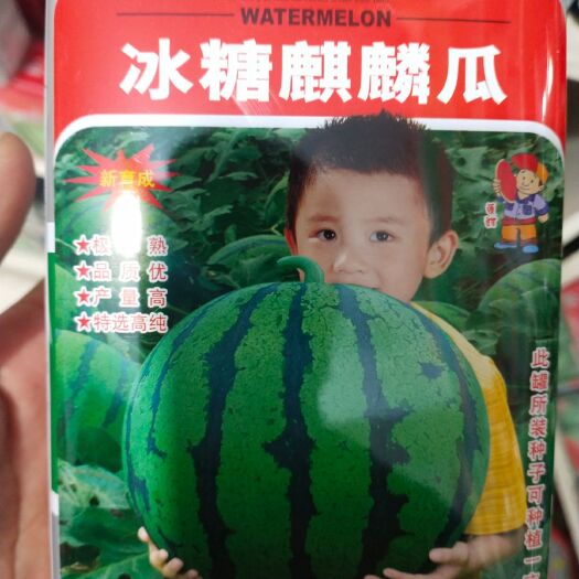 扶沟县麒麟西瓜种子  早熟，糖13度以上， 详细介绍请看包装说明，