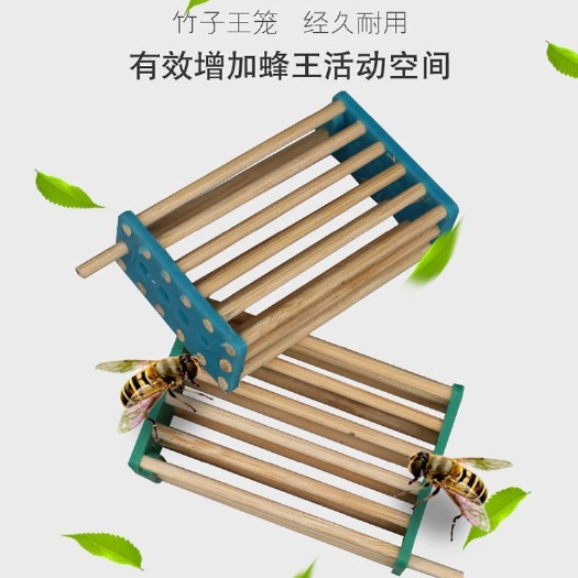长葛市蜜蜂王笼囚王器介王笼中蜂意蜂关王子笼塑料多用王笼扣王器