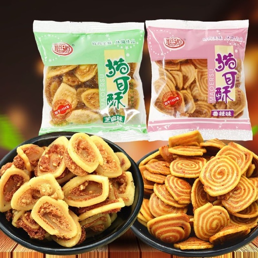 平度市 鼠客猫耳酥猫耳朵小包装网红休闲怀旧零食膨化食品饼干薯片散称