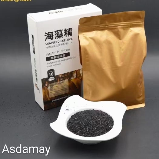 寿光市水溶肥料  酶解海藻精生根填土壤膨果提质冲施肥厂家直供