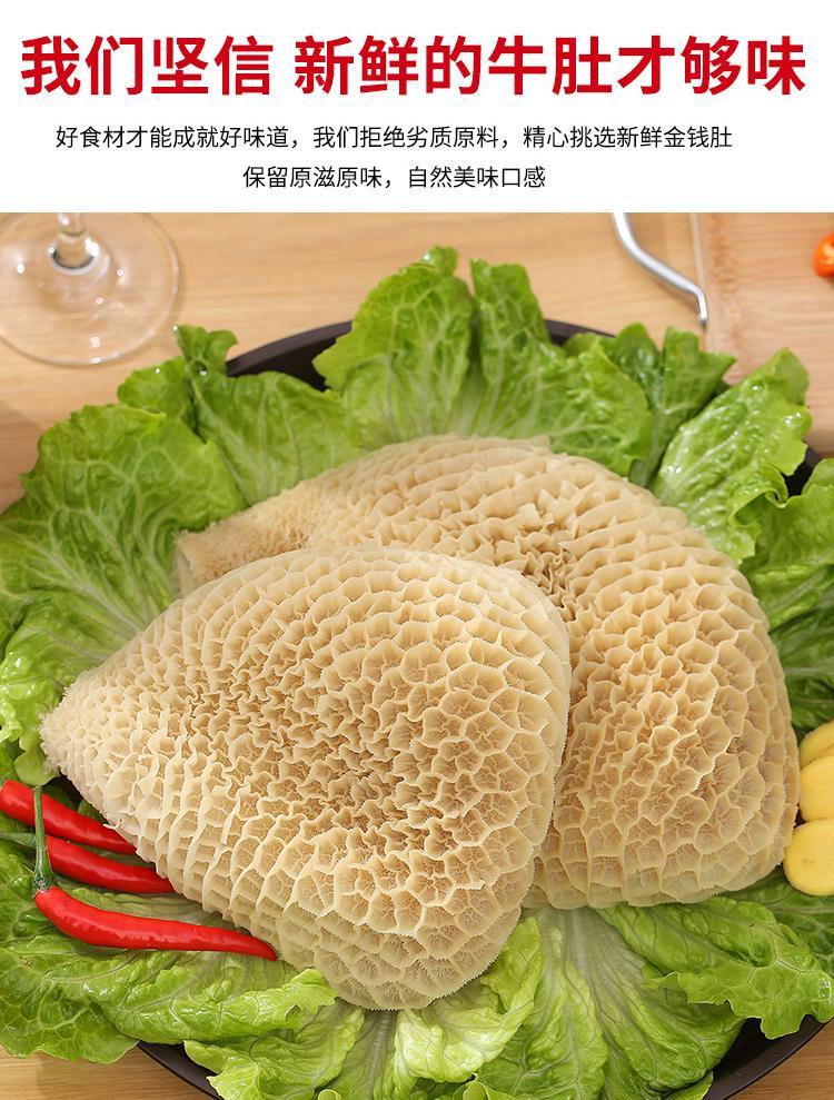 国产金钱肚新鲜冷冻牛肚半成品半熟牛肚冻蜂窝肚3斤起包邮