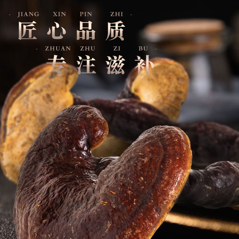 赤灵芝  吉林长白山自然生长灵芝正品炖鸡泡酒一斤包邮到家，一分钱一分货