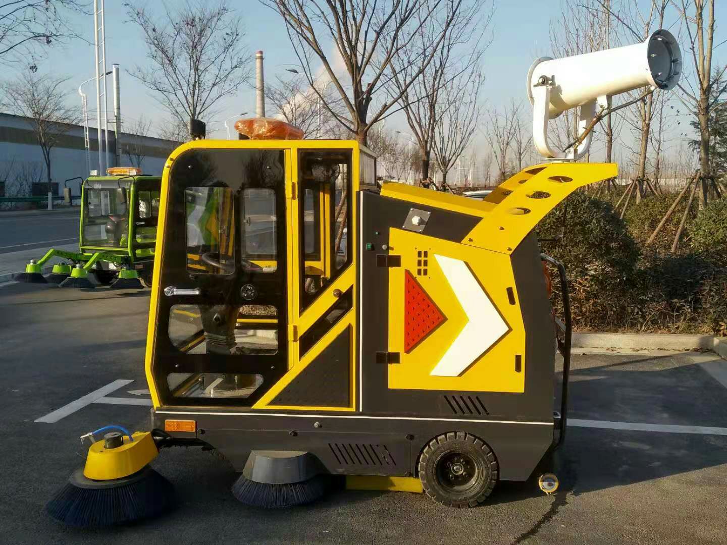 环卫车 全封闭式驾驶室电动扫地车小区物业工厂车间工业市政环卫清扫车