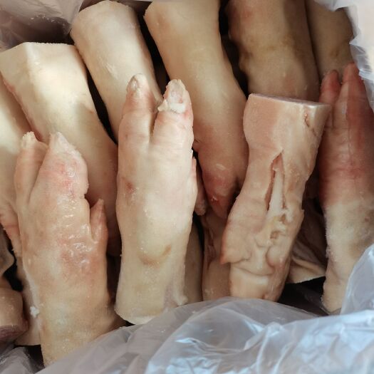 苏州猪蹄  冻短切猪脚，厂家直销。
