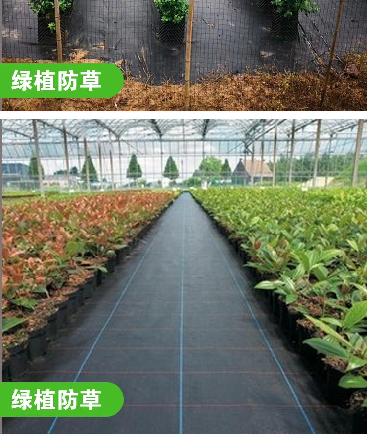 防草布除草布抗老化果园果树遮草盖草布农用园艺地布耐用透气保湿