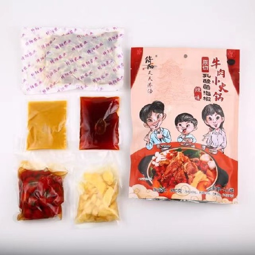 绵阳火锅料  乳酸菌泡椒家庭装牛肉小火锅，牛腩，电商选品，社区团购产品
