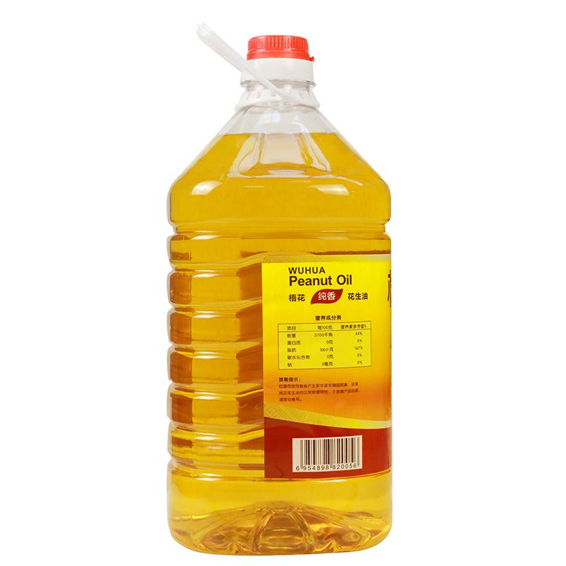 梧花一级压榨（纯香型）纯真花生油5L/桶