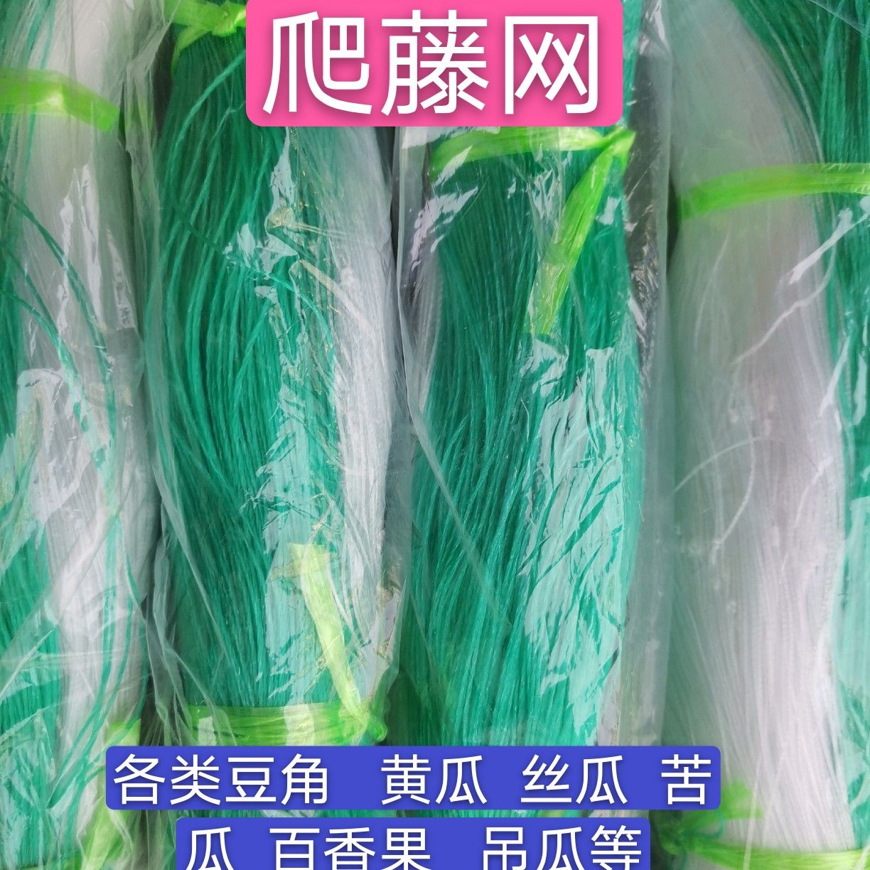 爬藤网  植物各类山药豆角豌豆不老豆四季豆扁豆攀爬种植网农业