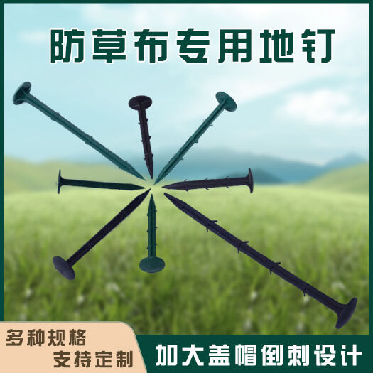 无棣县厂家直销地布钉防草布地钉可开发票发样品全新料PP材质