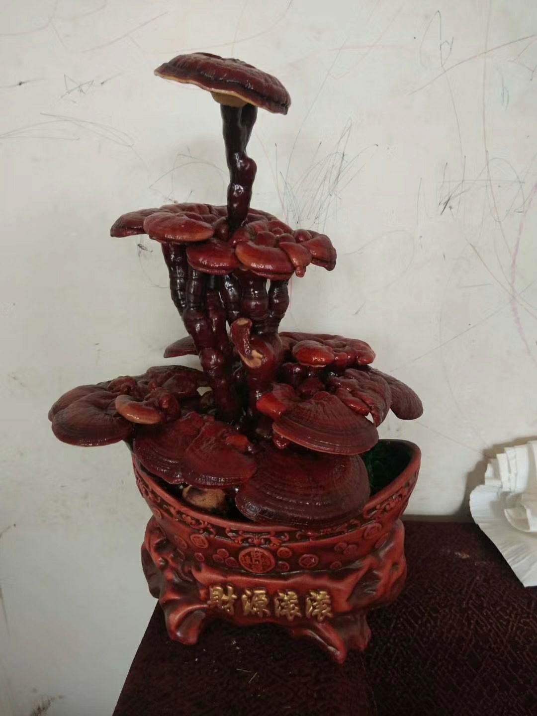 造型灵芝  灵芝工艺盆景，工艺品，装饰品