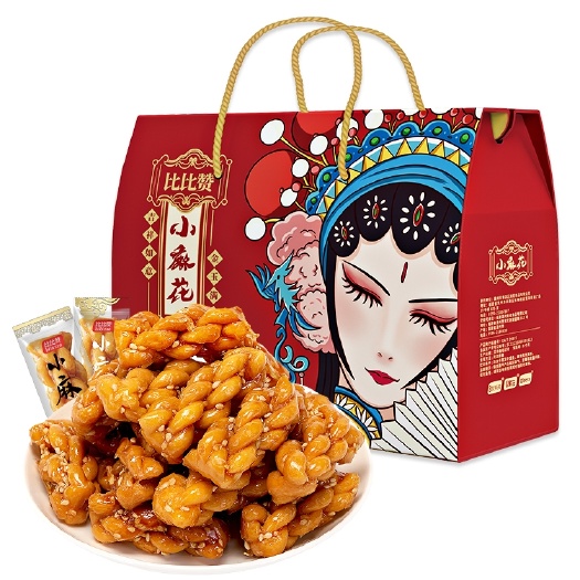 厦门国潮小麻花年货礼盒装整箱休闲食品走亲戚过年春节送礼小零食品