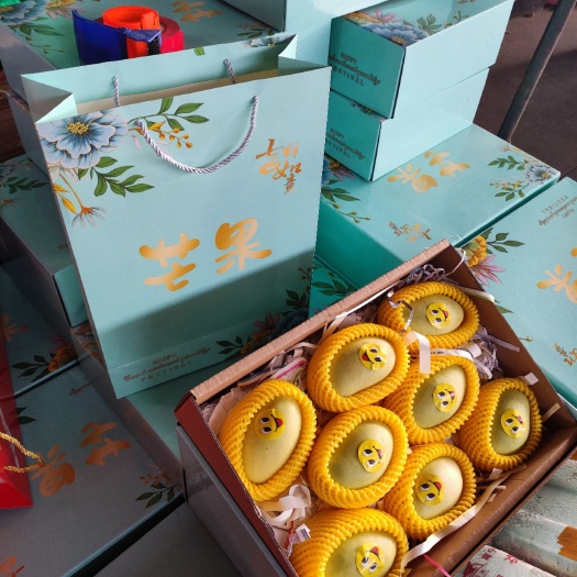 西安精品芒果水仙芒高乐蜜精美礼盒