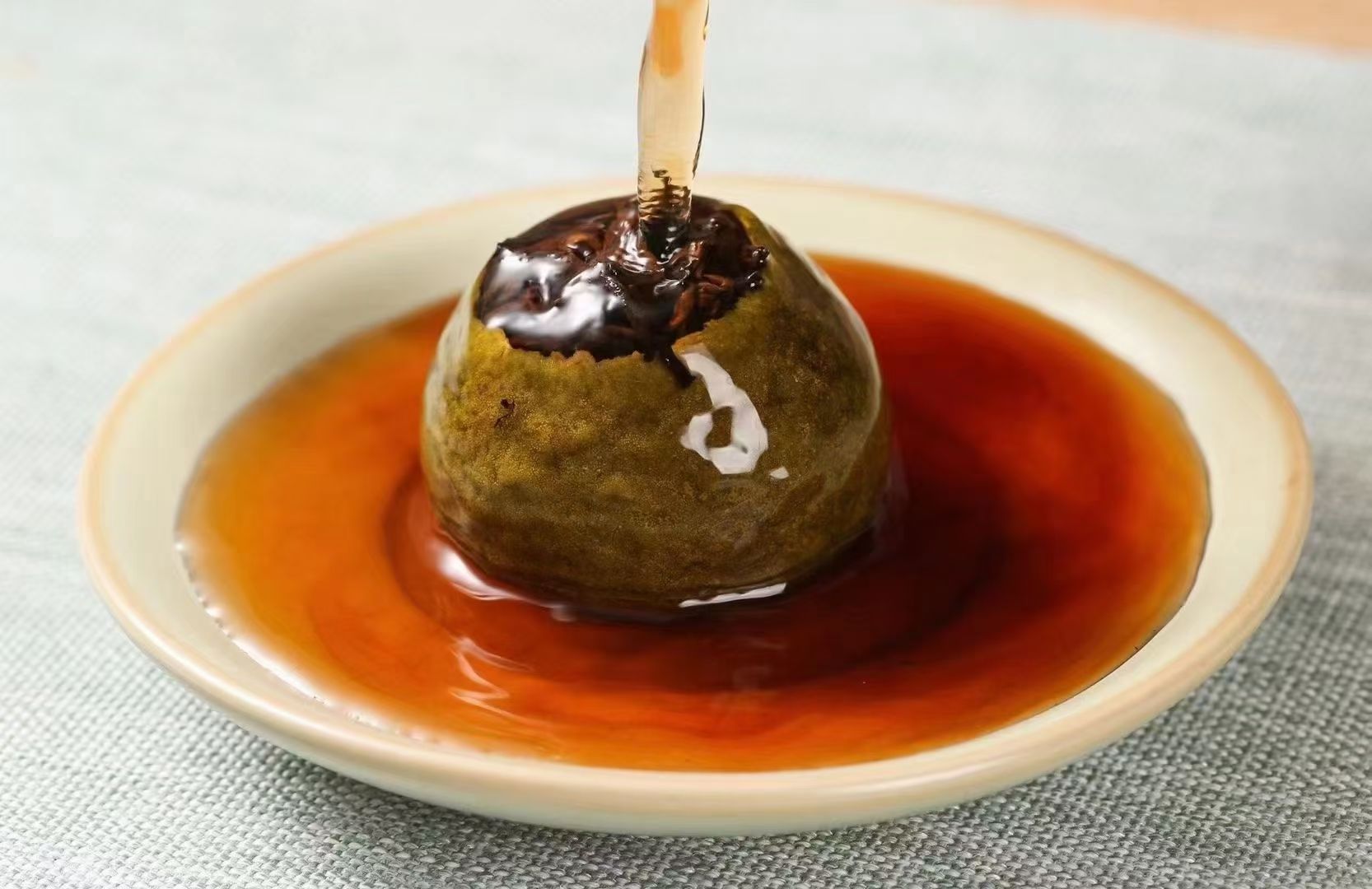 柑普茶  新会小青柑 陈皮普洱茶 陈年宫廷熟茶