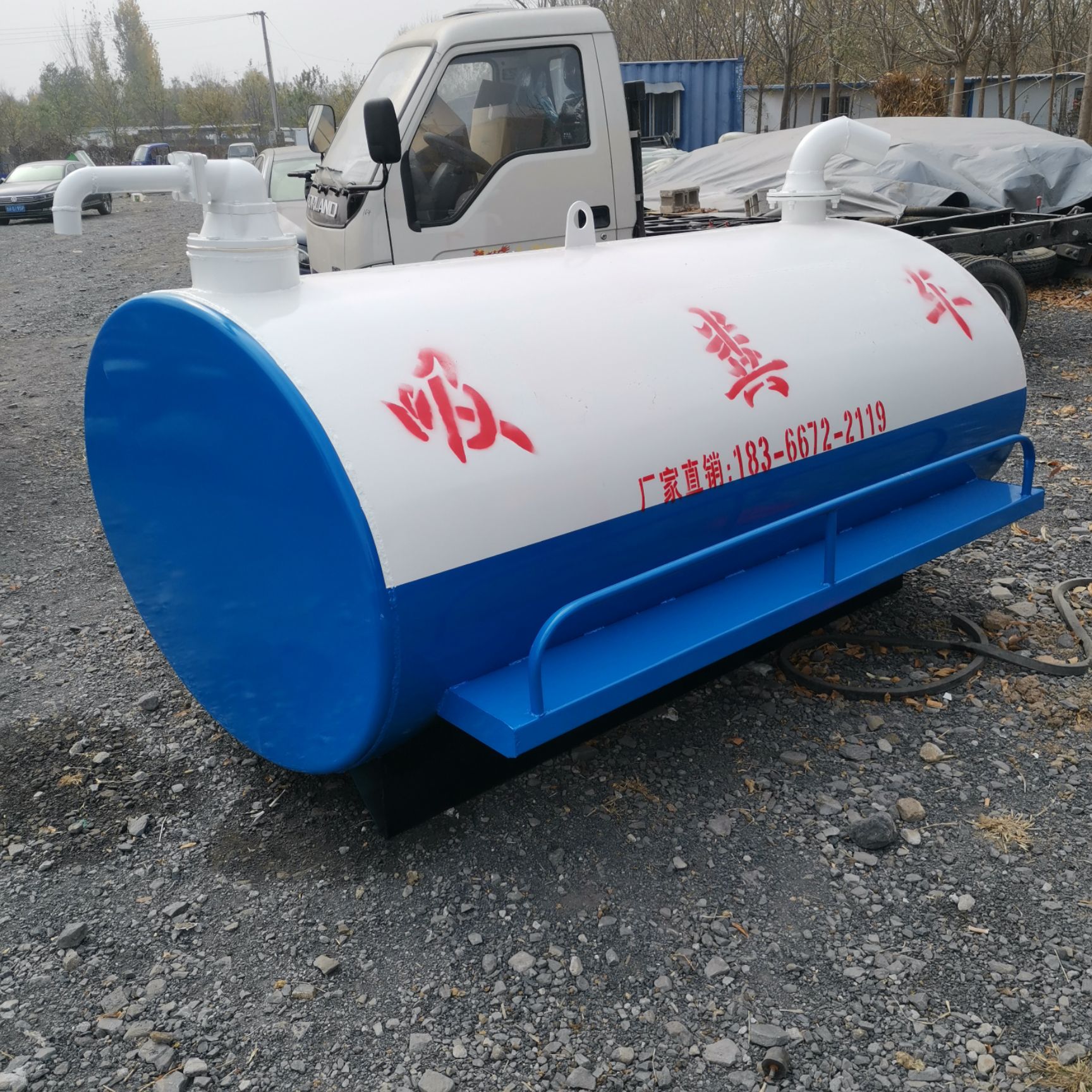 吸粪车 2立方3立方5立方8立方吸粪罐体抽粪罐体吸污罐体真空泵多少钱