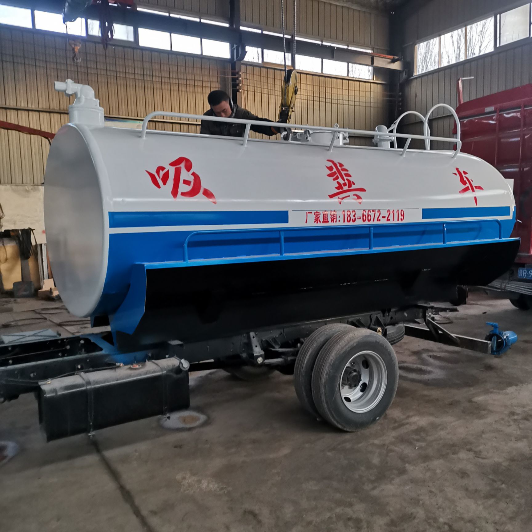 吸粪车 2立方3立方5立方8立方吸粪罐体抽粪罐体吸污罐体真空泵多少钱