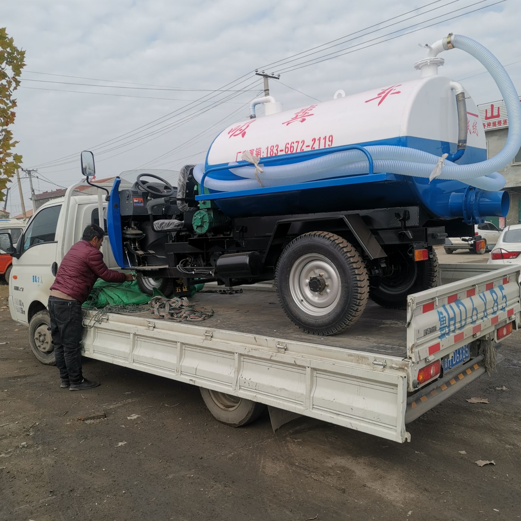 抽粪泵  自吸自排养殖场吸粪泵可抽鸡粪鸭粪猪粪30方60方80方吸污泵