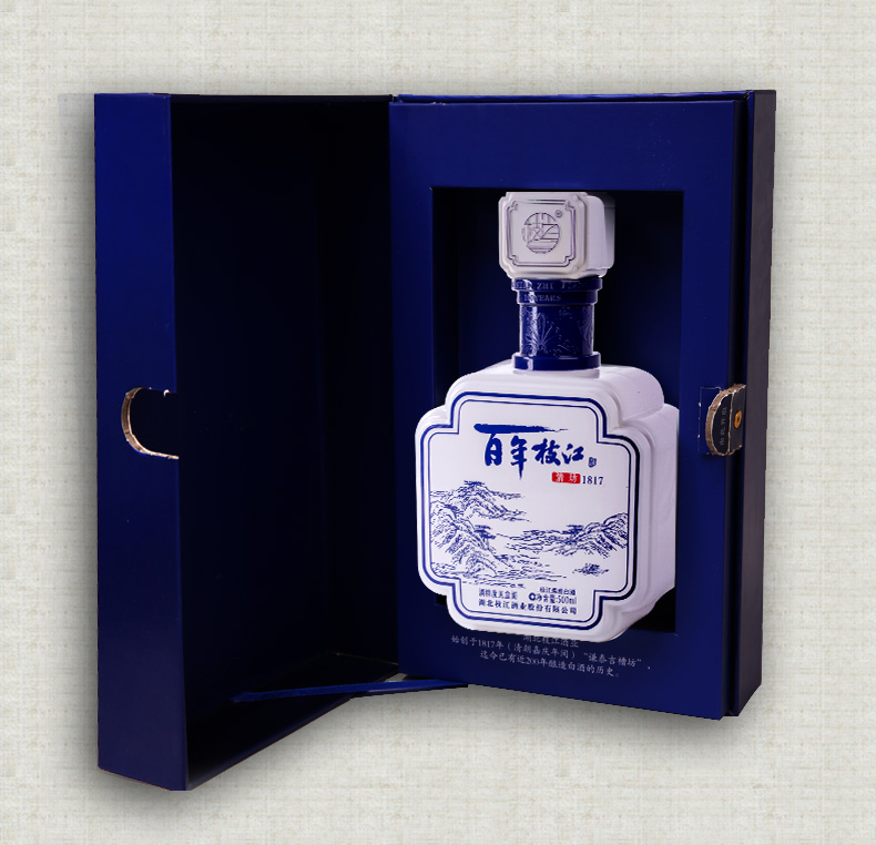 百年清坊42度500ml*4瓶纯粮食酒整箱白酒礼盒