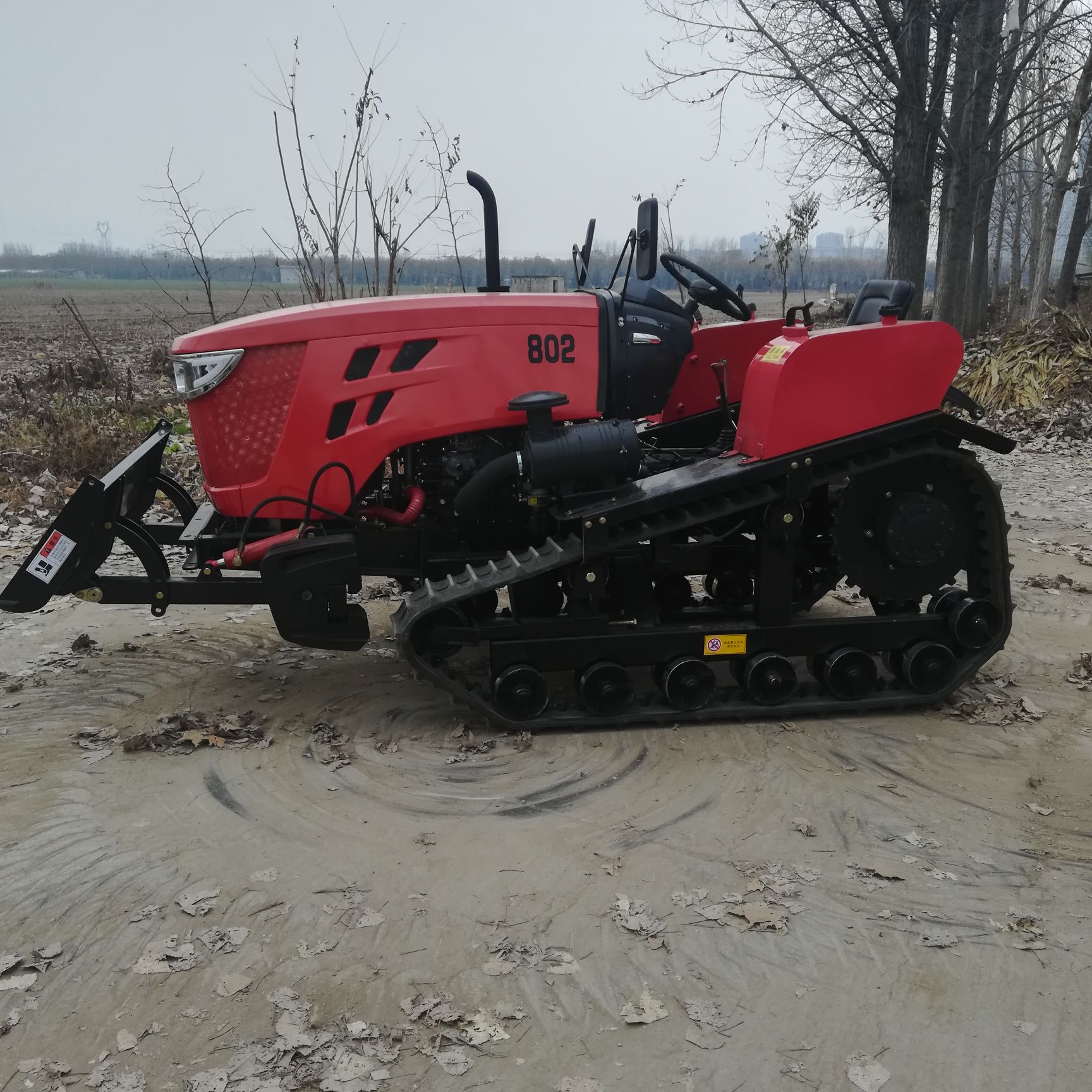 水旱两用履带式拖拉机 加高底盘耕田机 泥田打浆机