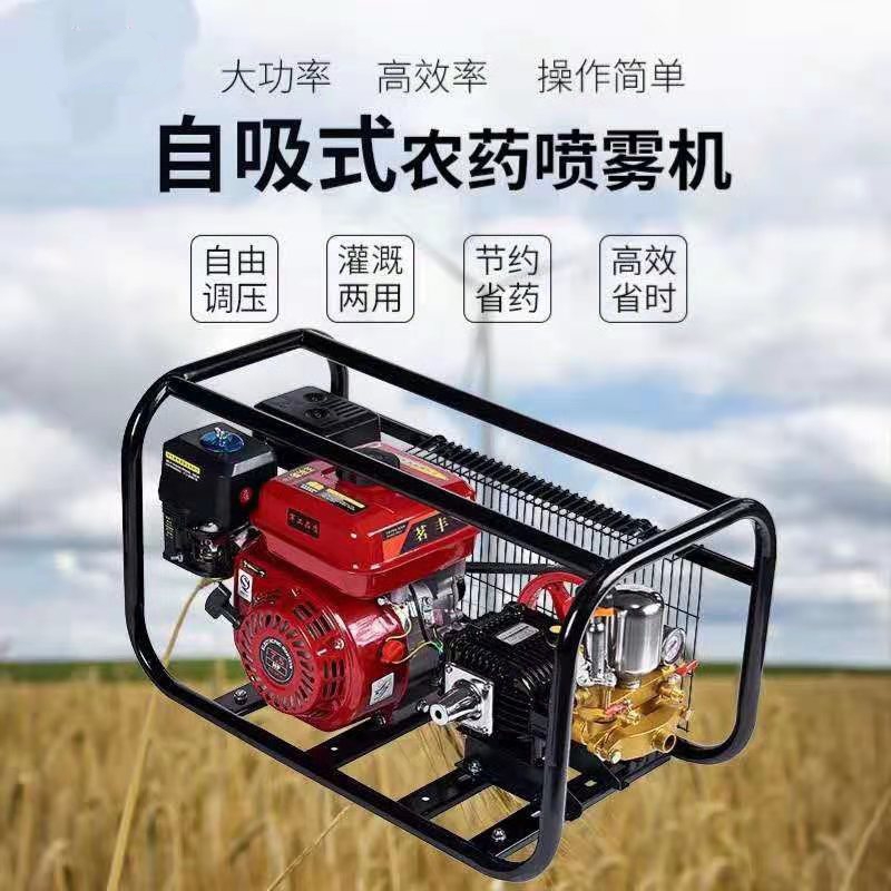 汽油电启动打药机，220V高压园林农药消毒式打药机农用喷雾器
