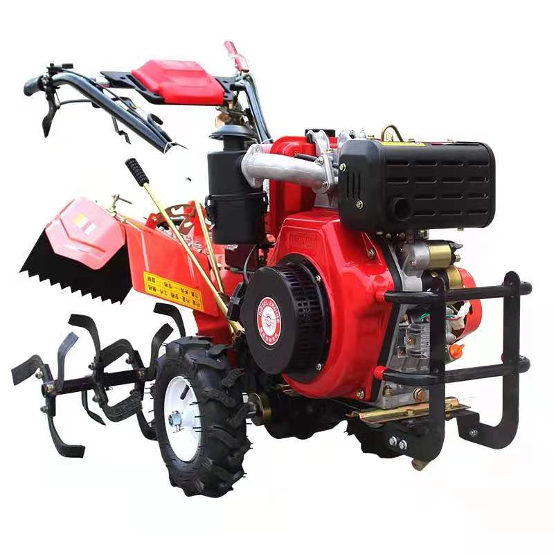 新款四驱大直连旋耕机，柴油大马力齿轮传动可旋耕起垄开沟锄草，