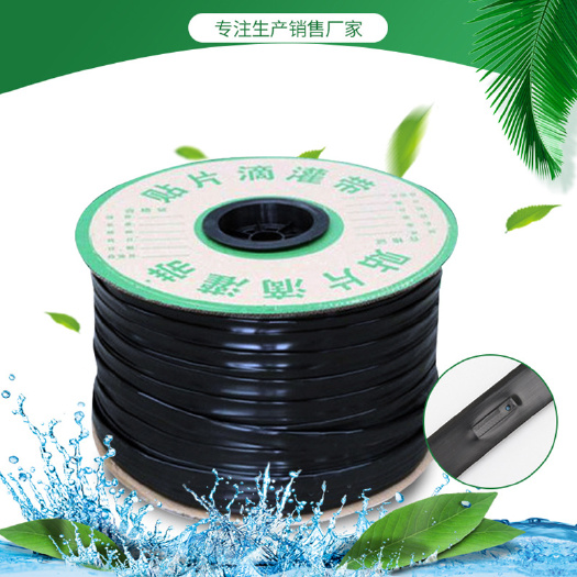 济南贴片式滴灌带（单孔、双孔）滴灌管 农田灌溉大棚膜下滴水管